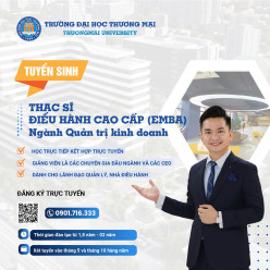 Hướng dẫn nộp hồ sơ tuyển sinh Thạc sĩ Điều hành cao cấp EMBA khóa 3 năm 2025