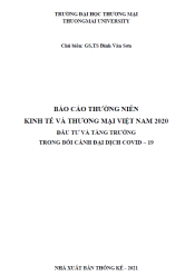 SÁCH THAM KHẢO: BÁO CÁO THƯỜNG NIÊN KINH TẾ VÀ THƯƠNG MẠI VIỆT NAM 2020